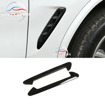 

For BMW X3 G01 18-19 X4 G02 2019 Black Side Wing Air Flow Fender Intake Vent Trim