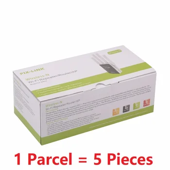 

5 Pieces 2.4GHz WiFi 300Mbps Wireless Router High Gain Antennas Repeater Booster Extender Stable Network 802.11N RJ45 2 Ports