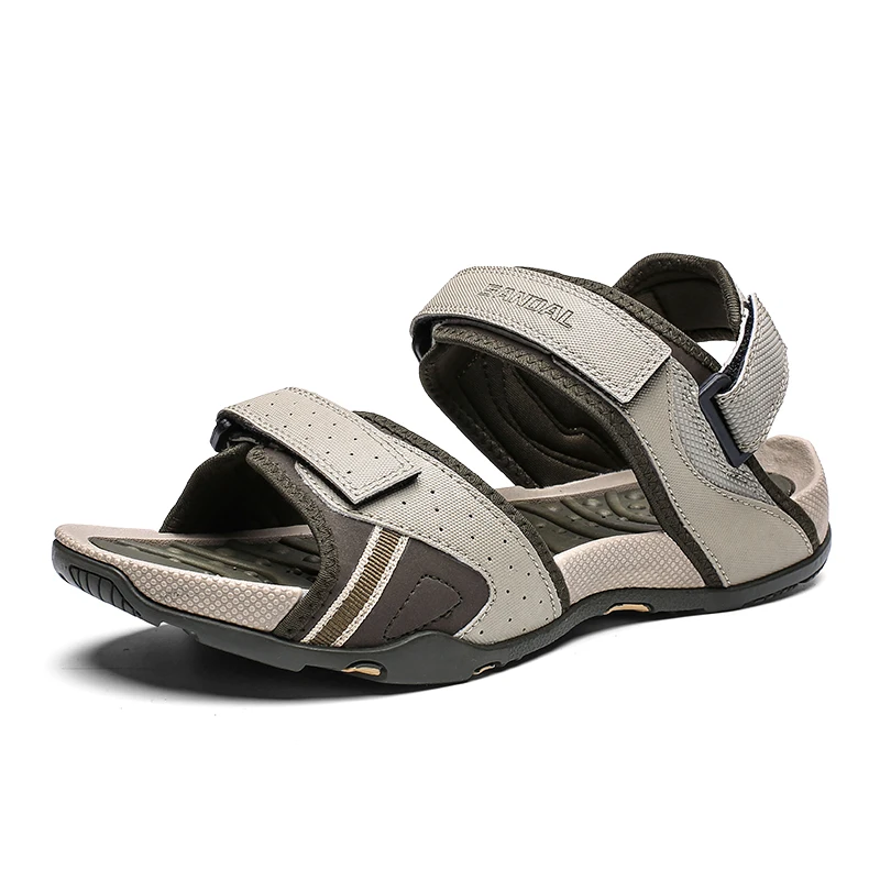 Summer Fashion Breathable Hook & Loop Men Sandals Outdoor Sandal Mens Sandles Sandalia Hombre Casual Trekking Open Shoes Summer Fashion Breathable Hook & Loop Men Sandals Outdoor Sandal Mens Sandles Sandalia Hombre Casual Trekking Open Shoes