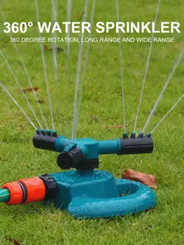 

360 Degree Rotation Automatic Sprinkler Garden Lawn Field Sprinkler Multi-head Sprinkler Watering Device Irrigation Spray Shower