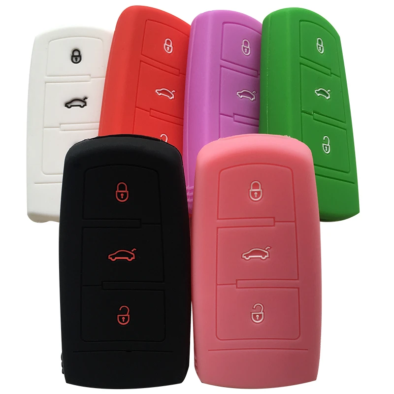

Key Case For Vw Volkswagen Key Case Cc Passat B6 B7 Protector Shell Skin Holder Fob Key Cover Cap Case For Keychain Alarm