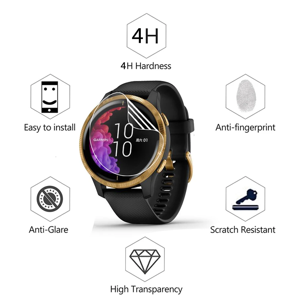 Гидрогелевая прозрачная защитная пленка защита для смарт-часов Garmin Vila Smartwatch