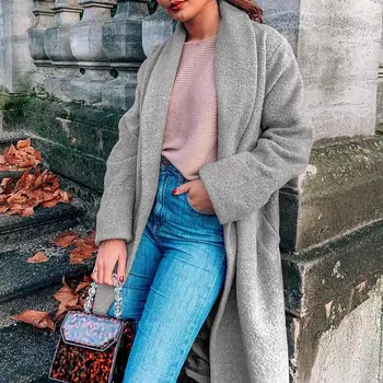 

Women Warm Sweater Long Sleeve Knitted Cardigan Sweater Casual Autumn Coat Outwear Fashion Winter Sweaters jersey mujer кардиган