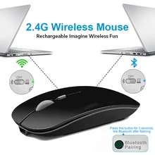 Silent Wireless Bluetooth Mouse