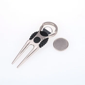 

Golf Greens Fork Golf Club Ball Putting Greens Fork Zinc Alloy Ball Forks High-grade Anti-rust Turf Golfer Kit
