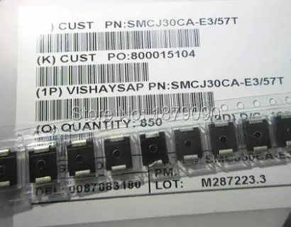 Free Shipping 20pcs SMCJ28A SMCJ28CA SMCJ30A SMCJ30CA SMCJ33A SMCJ33CA UNI/BI 1500W 28V 30V 33V TVS DIODE SMC DO-214AB | Электроника