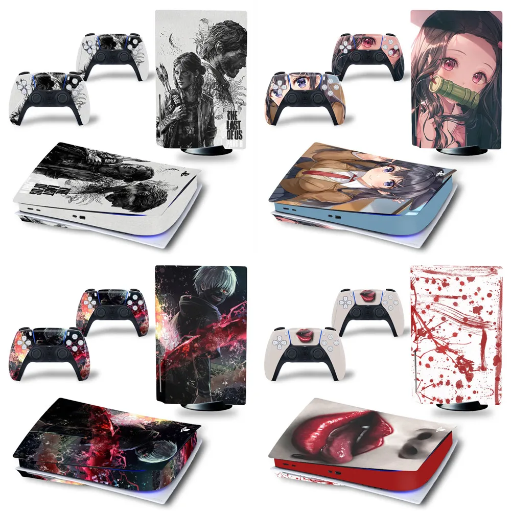 Per Ps5 Disc Skin Sticker Per Console Disco Full Vinyl Protective Faceplate Skin Sticker