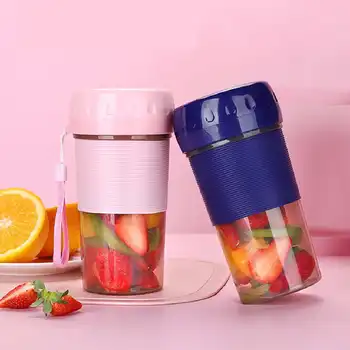 

Portable Electric Juice maker Blender Machine Mini Juicer Household Fruit Portable Charging Juice Cup smoothie juicer bottle