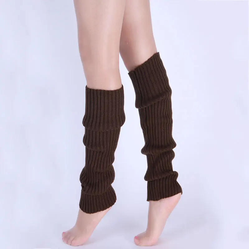 

1pair Stylish Women Kniting Leg Warmer Winter Knit Crochet Fashion Lady Legging Foot Warmer JS25
