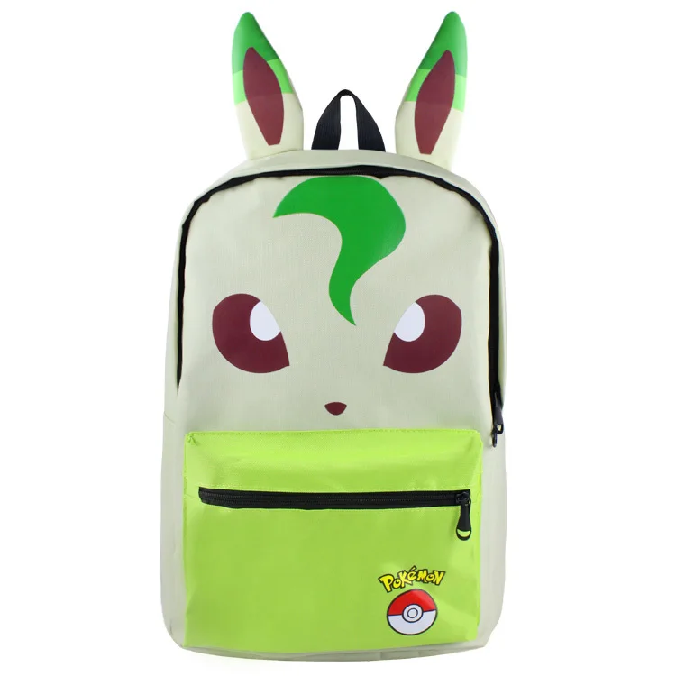 Pocket Monster Pokemon Umbreon eevee Leafeon Sylveon, рюкзак в форме уха, мультяшная Холщовая Сумка на плечо, 14 стилей