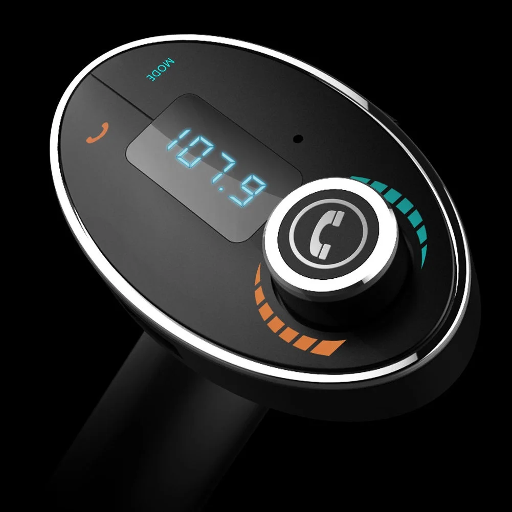 Автомобильный ЖК-беспроводной Bluetooth fm-передатчик многофункциональный TF MP3 музыкальный плеер громкой связи автомобильное зарядное устройство адаптер аудио приемник