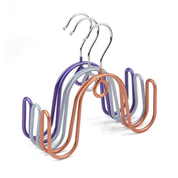 

22cm 4 pcs/lot PVC Coating Shoes Hangers Stainless Steel Hanging Support Mobile Multifunctional Drying Rack