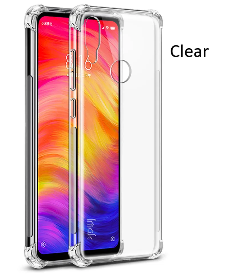 IMAK Чехол с "воздушной подушкой" для Xiaomi Redmi Note 7 6 5 Pro Note5 ударопрочный противоударный Мягкий ТПУ силиконовый чехол