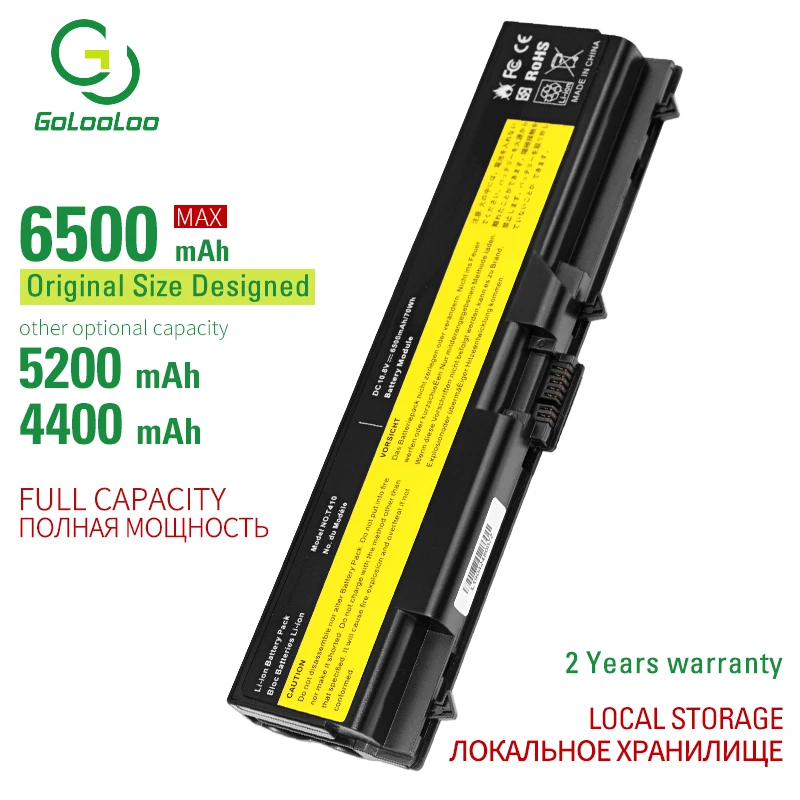 Аккумулятор Golooloo для ноутбука Lenovo ThinkPad E40 E50 Edge 6 ячеек 14 дюймов 15 E420 E425 E520 E525 L410 L412