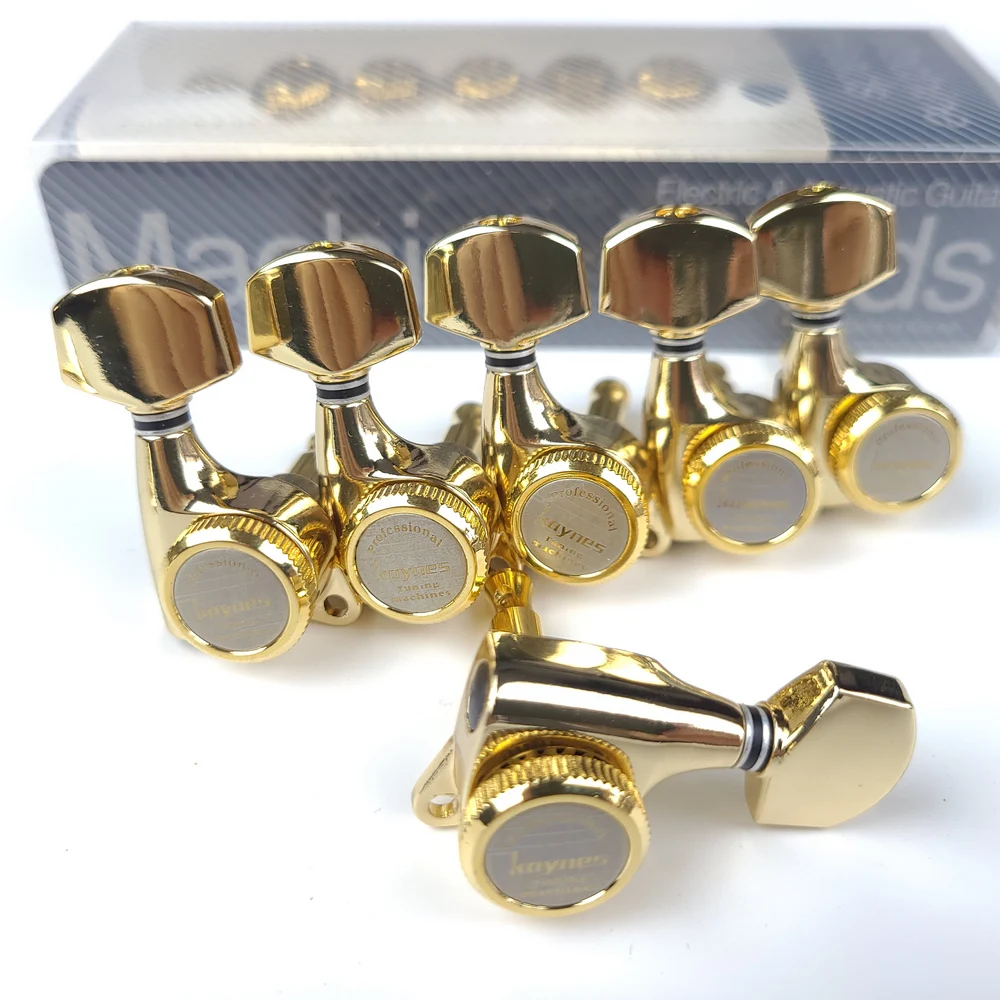 1 Set Guitar Locking Tuners Electric Guitar Machine Heads Tuners Lock