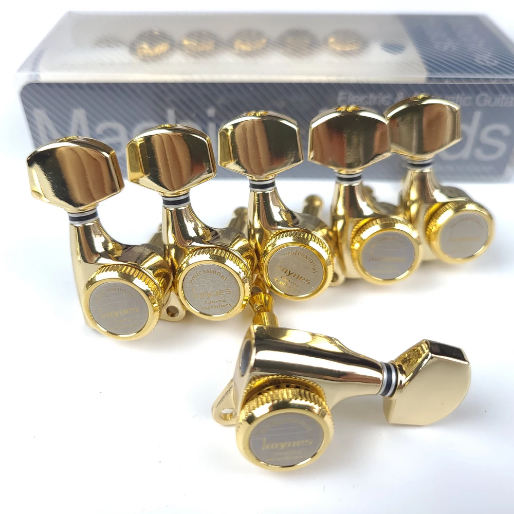 1 Set Guitar Locking Tuners Electric Guitar Machine Heads Tuners Lock