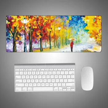 

Extra Large Mouse Pad Gaming Mousepad Anti-slip Van Gogh oil painting Gaming Mouse Mat with/without Locking Edge Four Size