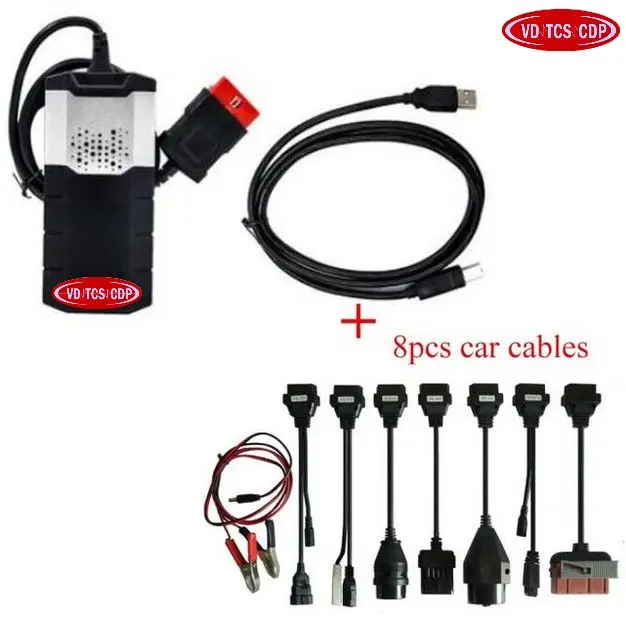 VD TCS CDP VCI для delphis vd ds150e cdp obd2 диагностический инструмент с 2016R0 keygen программное обеспечение для автомобилей и грузовиков с usb