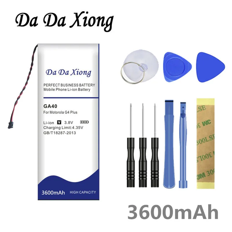 DaDaXiong 3600mAh GA40 SNN5970A Battery For Motorola Moto G4 Plus Phone Bateria | Мобильные телефоны и аксессуары