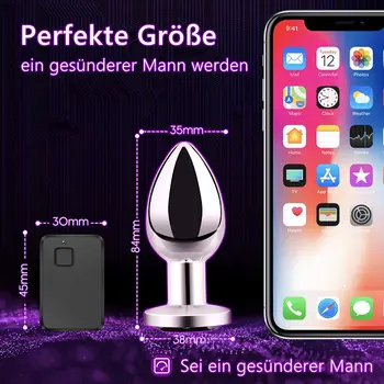 AIERSHA Anal Vibrator for Men Prostate Massager Remote Control Dildo for Man Butt Plug Masturbators BDSM Sex Toys For Gay 3