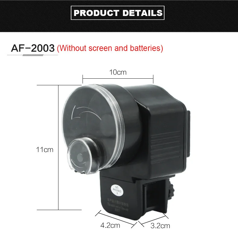 Day AF-2003 Automatic Feeding Tableware Fish Tank Aquarium Automatic Timing Fish Feeder Ornamental Fish Feeder
