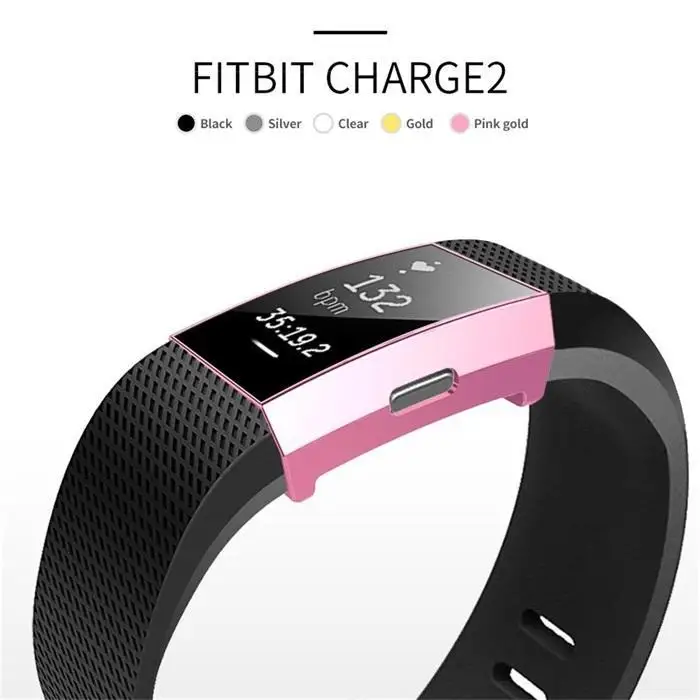 Ультратонкий Мягкий ТПУ Смарт-часы защитный кожух для FitBit Charge 2