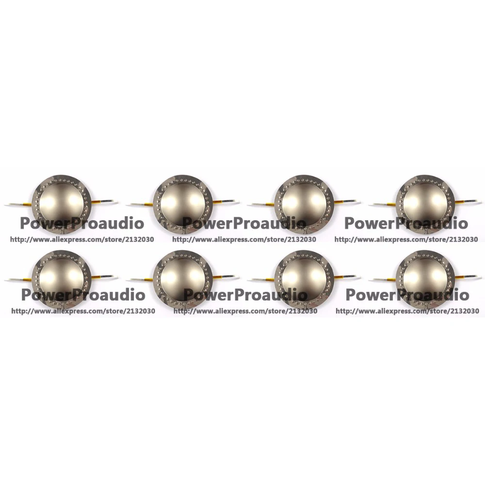 

8pcs 44.4 mm 44.5mm Flat Aluminium Wire Dome Diaphragm Tweeter Voice Coil