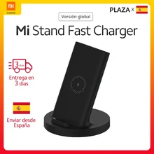 Xiaomi – chargeur sans fil Vertical Mi 20W Max, charge rapide Qi, support Compatible pour Mi 10 pour iPhone Samsung, Version globale