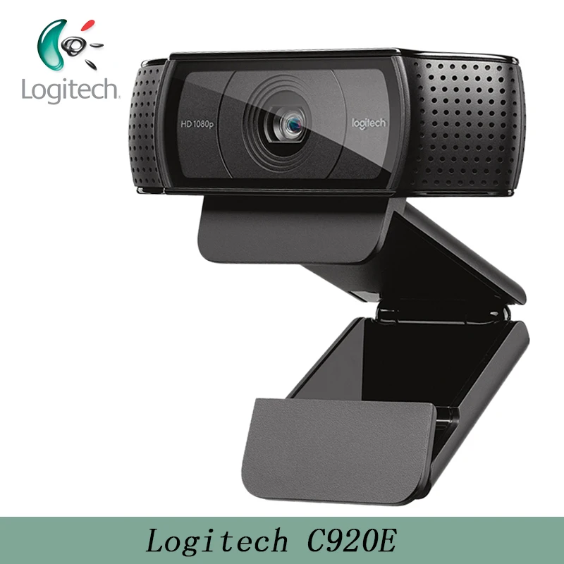 Logitech C920E HD 1080P Webcam Messa A Fuoco Automatica Fotocamera Full HD 1080P Supporto Ufficiale