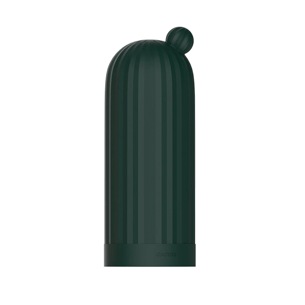 Green 580ml Бутылка для горячей воды мягкая двойного использования прочная Взрывозащищенная кактус силиконовый подарок для кожи дружественная герметизация нагревание зимняя грелка для рук - Цвет: Green 580ml