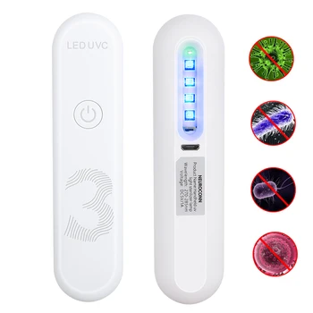 

UV Light Sterilizer Wand LED UV-C Disinfect Light Mini Handheld Portable Germicidal Lamp