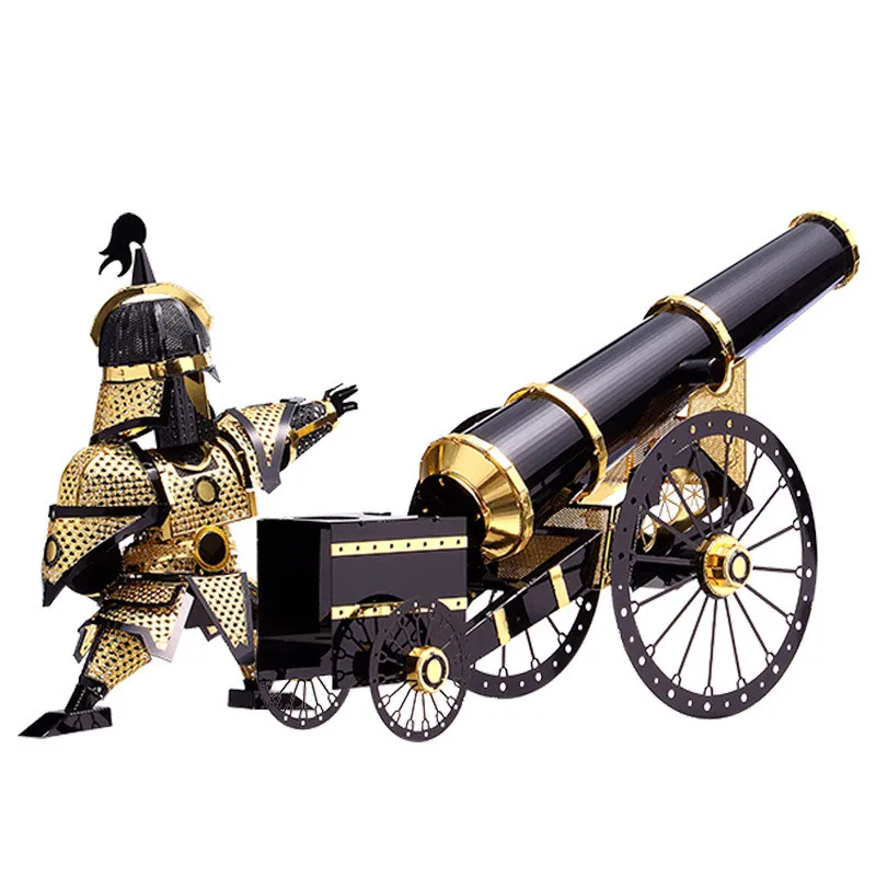 3D металлическая головоломка Artilleryman стиль модель DIY лазерная резка собрать отрезная игрушка настольное украшение подарок для проверки - Цвет: Artilleryman Style