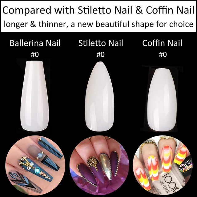 Nail Size & Shapes Guide – Dola's Nail Corner