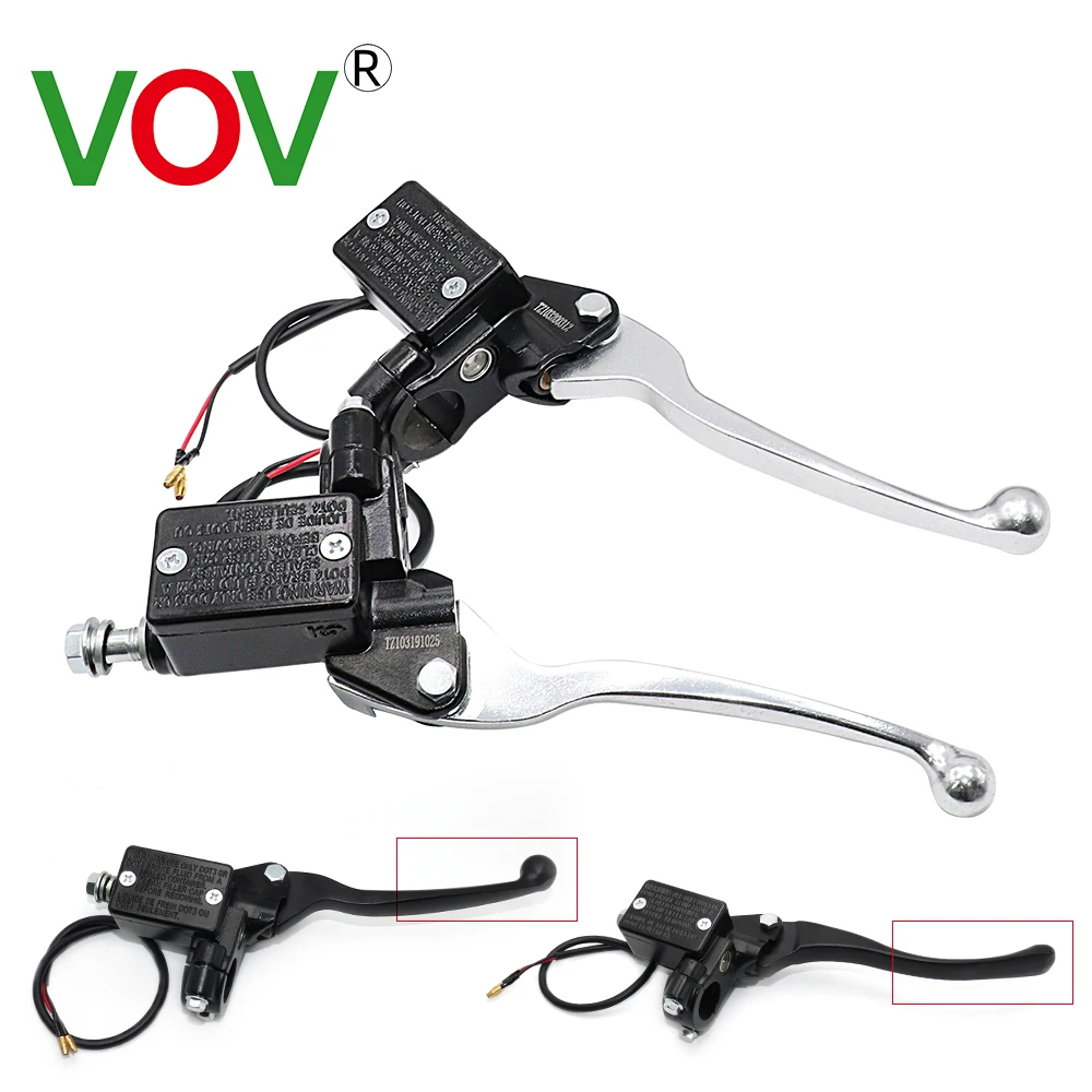 Hydraulic Brakes Motorcycle Dirt Pit Bike Master Cylinder Levers for Scooter Front Levier de frein moto гидравлические тормоза