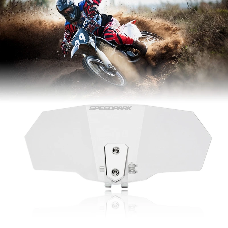 

Free Shipping Motorcycle Airflow Adjustable Windscreen Wind Deflector Universal Windshield For Kawasaki BMW Ducati honda KTM
