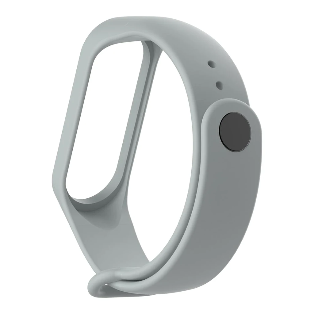 gray Для Xiaomi mi Band 4/3 ремешок Спорт mi band 34 часы с ремешком-браслетом ремешок для Xiaomi mi Band 3 фитнес-трекер умный ремень - Цвет: gray