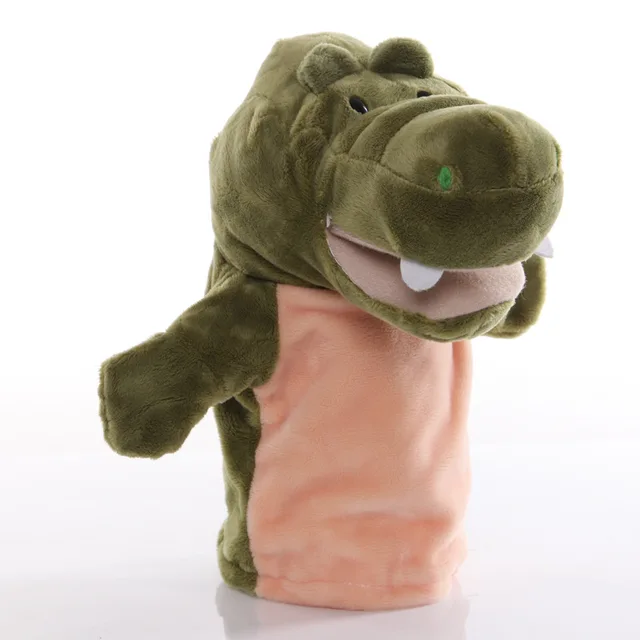 25cm Animal Hand Puppet  Educational   Puppets Pretend Telling Story Doll Toy for Children Kid fidget toys Crocodile