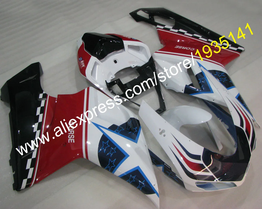 Передка Запчасти для поездок на мотоцикле Ducati 1098S 848 1198 2007 08 09 10 11 ABS Пластик