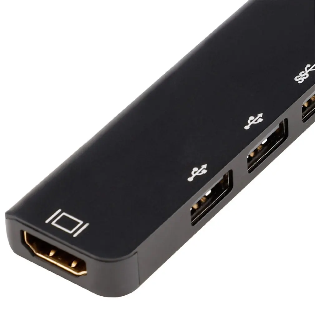 5 в 1 Тип C до 3,0 концентратор HDMI адаптер Thunderbolt для MacBook samsung Galaxy S9 huawei P20 mate 20 Pro Супер скорость USB 3,0