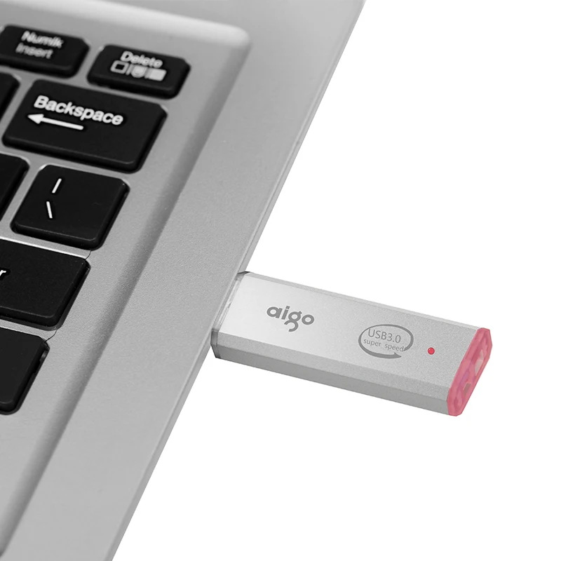 Aigo 32G usb 3,0 высокоскоростной флеш-накопитель светодиодный индикатор pendrive 3,0 Металлический usb флеш-накопитель chiavetta cle usb chiavetta usb