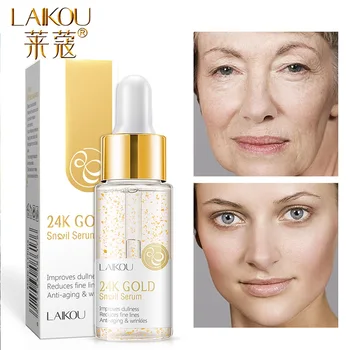 

LAIKOU Serum 24K Gold Essence Anti-AgingHydration Hyaluronic Acid Pure Whitening The Ordinary Skin Care Face Serum