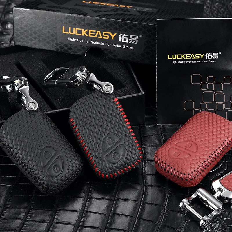 Luckeasy кожаный чехол для ключей LEXUS CT 2012 2013 2 кнопки автомобильный держатель Чехол key3