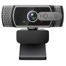 Aliexpress - 1080P Webcam with Microphone FHD Web Cam with Privacy Cover Plug and Play USB Web Camera for Desktop Laptop Video Work Skype