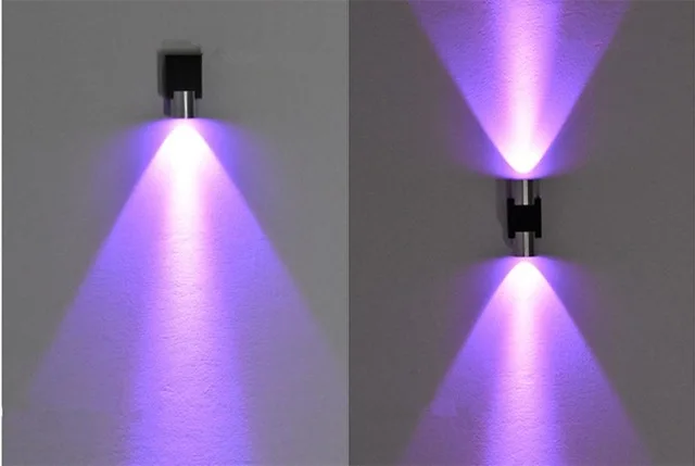 Коридорная настенная лампа цветной свет светодиодный настенный светильник с подсветкой бар лампы KTV красочные Крытый настенный светильник Прямая с фабрики - Цвет абажура: Purple light