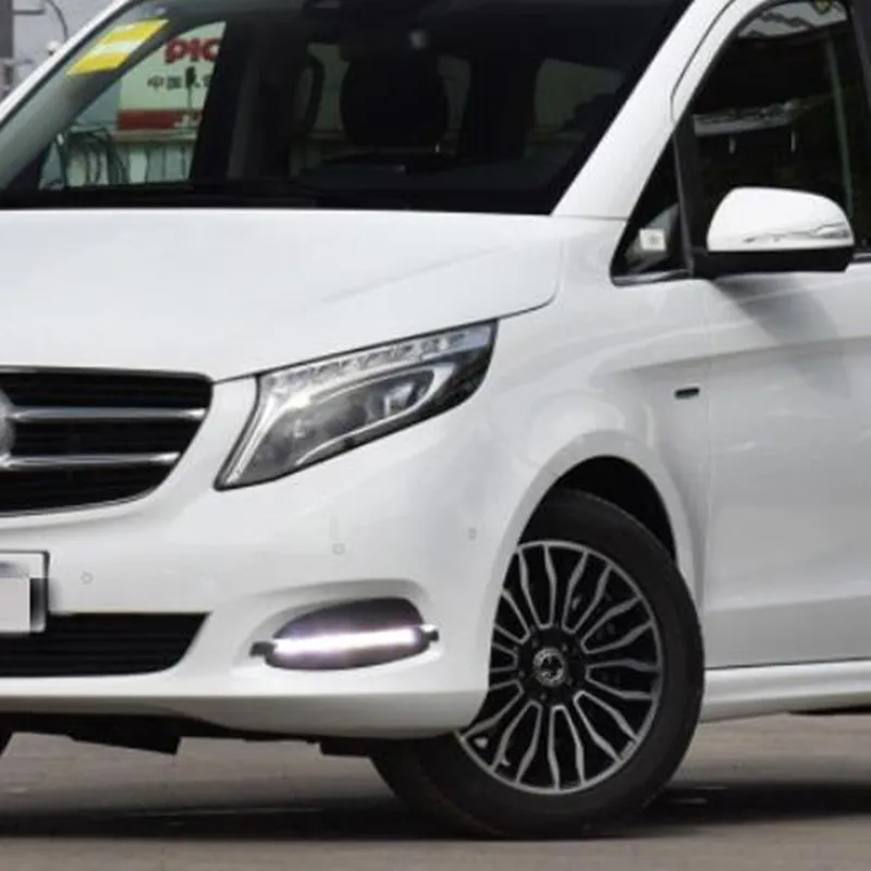 Для Mercedes Benz V-Class Vito V250 V260- динамический Ambilight желтый сигнал поворота автомобиля DRL лампа светодиодный дневного света