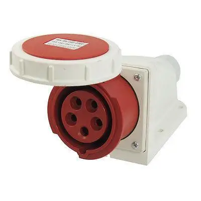 

AC 220-380V/240-415V 16A IEC309-2 4 P Panel Mount Industrial Socket