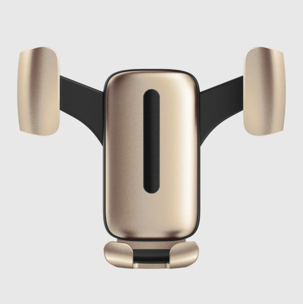 Gold SUNYDEAL Автомобильный держатель Подставка для телефона для iPhone X Xiaomi samsung huawei Gravity Универсальный Автомобильный держатель для мобильного телефона - Цвет: Gold
