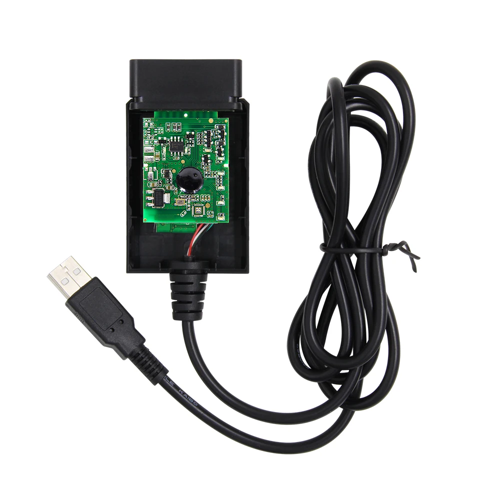 Супер PIC18F25K80 elm327 usb V1.5 OBD2 автомобильный диагностический сканер elm327 USB Mini ELM 327 V 1,5 OBDII диагностический инструмент для Windows