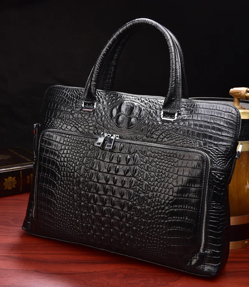 luufan-crocodile-pattern-men's-briefcase-genuine-leather-14-inch-laptop-bag-male-business-handbag-cowhide-office-bags-for-men