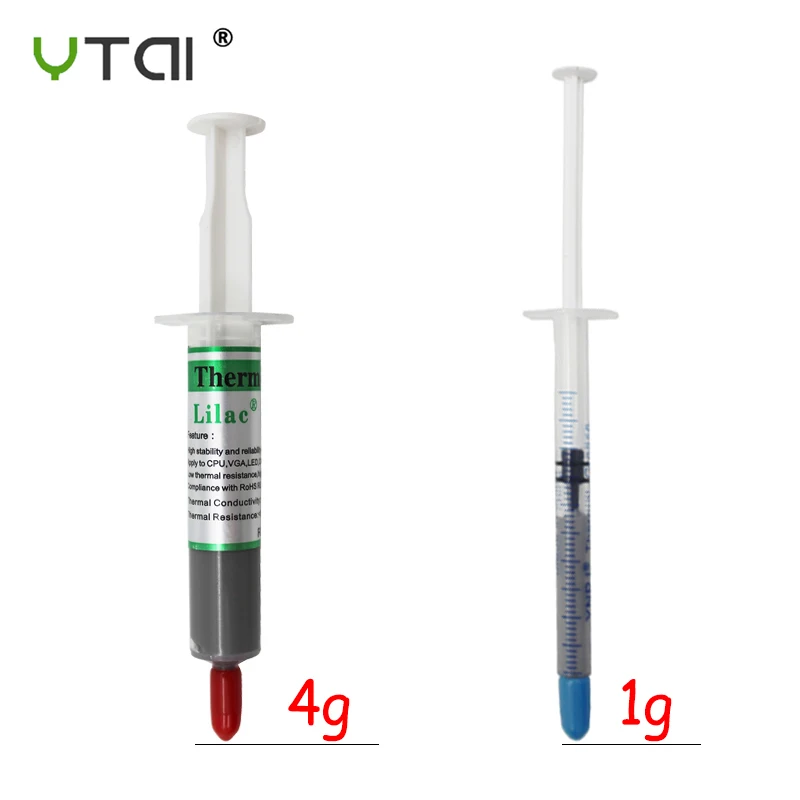 Производительность термопасты 1 г/4 г Серый GD900 Термопаста Соединение силикона для компьютера настольный процессор теплоотвод